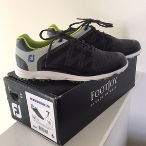 Womens Golf Shoe Footjoy FJ Sport SL Black/Green